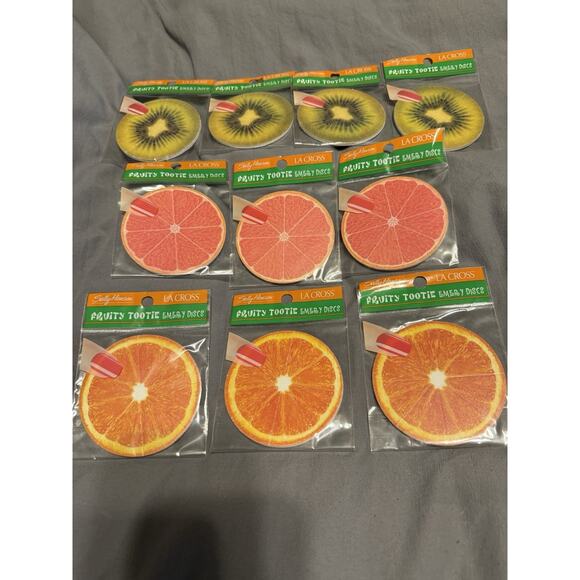 Lot of 10 Sally Hansen LA CROSS Fruity Tootie Emery Discs Snap and File Nail - Picture 1 of 4